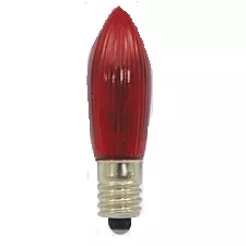 Vánoční žárovka E10 3W 14V červená do řetězu
