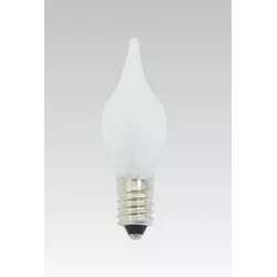 Vánoční žárovka E10 3W 34V matný plamínek