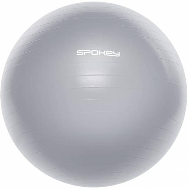 Spokey FITBALL III- Gymnastický míč 65 cm včetně pumpičky šedý Spokey