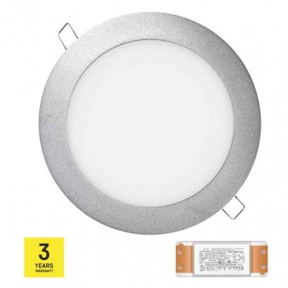 EMOS Lighting ZD1232T LED panel TRIAK 175mm, kruhový vestavný stříbrný, 12W n. b.