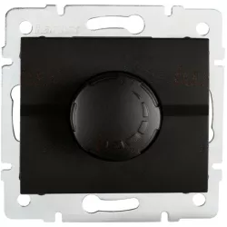 Kanlux 33584 LOGI   Otočný stmívač 500W s filtrem - černá matná