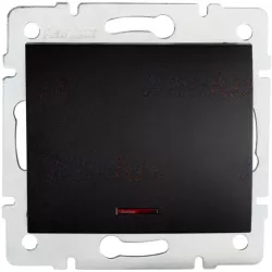 Kanlux 33632 LOGI   Zvonkové tlačítko s LED - černá matná
