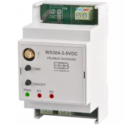 Přijímač na DIN lištu Un-5VDC WS304-2-5VDC Elektrobock