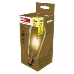 EMOS Lighting Z57032 LED žiarovka Vintage ST64 / E27 / 4,5 W (40 W) / 420 lm / teplá biela