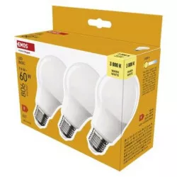 EMOS ZL5F42.3 LED žiarovka Basic A60 / E27 / 9,4 W (60 W) / 806 lm / teplá biela